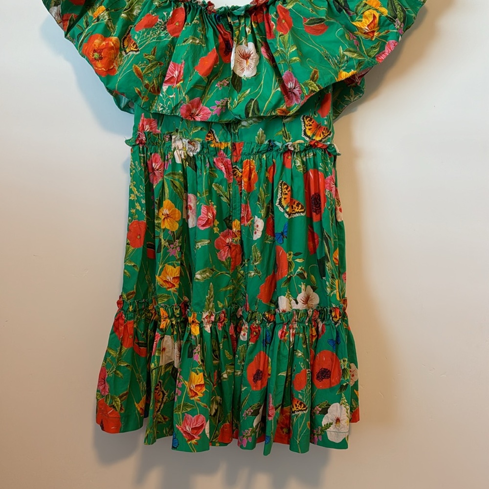 Cara Cara Liesel Floral Off-The-Shoulder Mini Dress Size: M - Picture 9 of 9